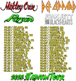 Discover The Stadium Tour Motley Crue Def Leppard Poison Joan Jett & The Blackhearts Shirt
