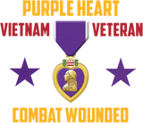Discover Purple Heart Vietnam Veteran T-Shirt
