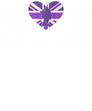 Discover Womens Purple British Queen Monarchy Platinum Jubilee Union Jack V-Neck T-Shirt T-Shirts