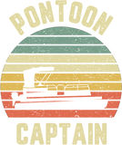 Discover Vintage Pontoon Captain Pontoon Boat T-Shirt