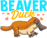 Discover Beaver Duck Platypus Pun Cute Duck Billed Platypus T-shirt