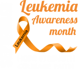 Discover Leukemia Cancer Awareness Support Orange Ribbon - Leukemia Awareness - T-Shirt