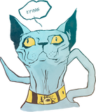 Discover Lying Cat from Saga - Lying...heh - Saga - T-Shirt