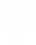 Discover Marvel Punisher Streaked Skull Symbol T-Shirt