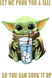 Discover Let Me Pour You A Tall Glass Of Get Over It Funny Baby Yoda Coffee Mug