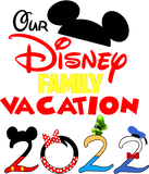 Discover 2022 Family Vacation Mickey Mouse Garden Flag