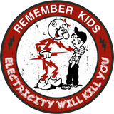 Discover Warning Reddy Kilowatts, Electricity Will Kill You - Electricity Will Kill You - T-Shirt