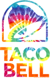 Discover Taco Bell Tie-Dyed Logo T-Shirt