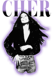 Discover Cher T-shirt - Vintage Cher Purple Outline T-shirt