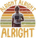Discover Alright Alright Alright Vintage 70s 80s 90s - Dazed And Confused - T-Shirt