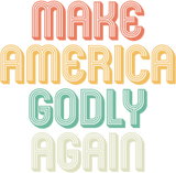 Discover Vintage Make America Godly Again T-shirt