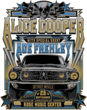 Discover Alice Cooper and Ace Frehley 'Detroit Muscle' Concert 2022 T-Shirt