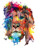 Discover Colorful Lion Tshirt Lion Face Shirt T Shirt