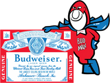 Discover Bud Man Budweiser Label - Budman - T-Shirt