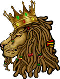Discover Rasta, Rasta Lion, Dreadlocks, Lion with Crown, Lion of Judah - Rasta Lion - T-Shirt