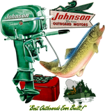 Discover Johnson Vintage Outboard Motors - Johnson - T-Shirt