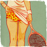 Discover Sexy Girl Tennis Woman Hot butt sporty Gift Ideas T-shirt