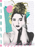 Discover Madonna // Original 80s Vintage Style Design - Madonna - T-Shirt