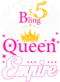 Discover 5 Bling Queen for women Ladies Paparazzi T-shirt