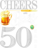Discover 50th Birthday Shirt Cheers And Beers To 50 Years T-Shirt