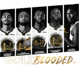 Discover Warriors Gold Blooded Shirt, Standing Five Gold Blooded tshirt,