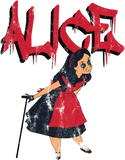 Discover Alice In Wonderland Vs Alice Cooper - Alice Cooper - T-Shirt