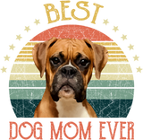 Discover Womens Best Dog Mom Ever Boxer Mothers Day Gift - Quarantine - T-Shirt