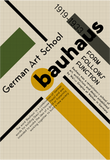 Discover Bauhaus German Art School Retro Vintage Poster Design T-Shirt - Bauhaus - T-Shirt