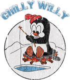 Discover Distressed Chilly willy - Chilly Willy - T-Shirt