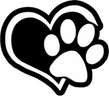 Discover Dog Puppy Shirt - I Love Dogs Paw Print Heart Cute Women Men - Dogs - Sticker