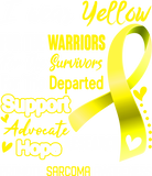 Discover I Wear Yellow For Sarcoma Awareness Support Sarcoma Warrior Gifts - Sarcoma Awareness - T-Shirt