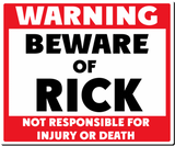 Discover Beware of Rick - Rick - T-Shirt
