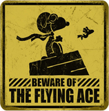 Discover Beware of the Flying Ace - Snoopy - T-Shirt