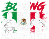 Discover Mexican Boxing Sports Fight Coach Boxer Fighter T-shirt
