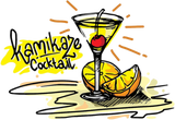 Discover Kamikaze Cocktail Tropical T-shirt