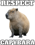 Discover Respect Capybara - Respect Capybara - T-Shirt