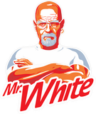 Discover Mr. White on a dark tee - Breaking Bad - T-Shirt