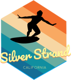 Discover Silver Strand California Surfing tshirt T-shirt