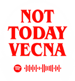 Discover Not Today Vecna Shirt Custom Your Favorite Song Against Vecna Shirt