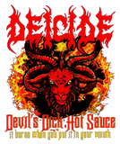Discover The Devils D*ck Hot Sauce - Metal Bands - T-Shirt
