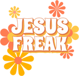 Discover Retro Jesus freak hippie flowers-vintage Jesus T-shirt