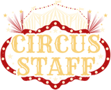Discover Vintage Circus Themed Birthday Party Circus Staff T-shirt