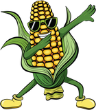 Discover Cartoon Corn T-shirt Dabbing Corn Cob | Dancing Corn Farm Farmer