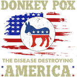 Discover Donkey Pox The Disease Destroying America Donkeypox Back T-Shirt