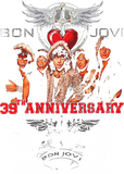 Discover Bon Jovi 39th Anniversary 1983-2022 Signature T-Shirt