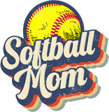 Discover Retro Softball Mom Vintage Softball Mom Mother's T-Shirt