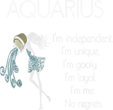 Discover Aquarius Woman I'm Independent I'm Unique Shirt