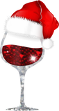 Discover Wine Glass Christmas T Shirt Wine lovers Santa Hat tee Shirt T-Shirt