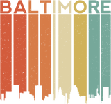 Discover Baltimore Maryland Vintage Retro City T Shirt