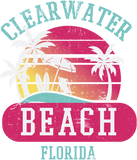 Discover Clearwater Beach Original Florida Sunset Beaches T Shirt